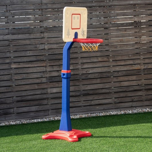 Kids Adjustable Height Basketball Hoop Stand - Color: Multicolor
