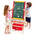 Flip-Over Double-Sided Kids Art Easel - Minihomy