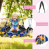 36 Inch Foldable Mini Trampoline for Kids with Adjustable Straps - Minihomy