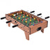 27 Inch Indoor Competition Game Foosball Table with Legs - Color: Brown - Minihomy