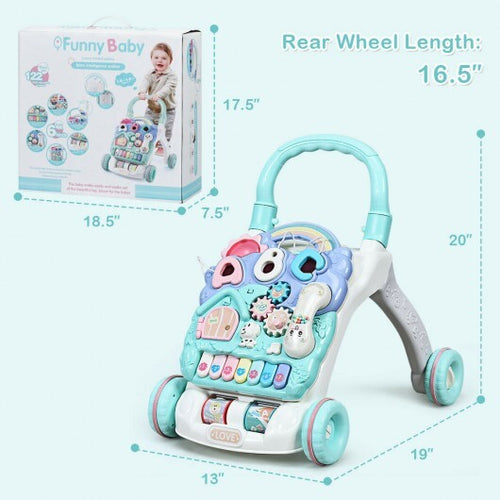 Baby Sit-to-Stand Learning Walker Toddler Musical Toy