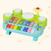 3-in-1 Electronic Piano Xylophone Game Drum Set - Color: Multicolor - Minihomy