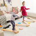 12-Piece Kids Wooden Balance Beam with Colorful Steeping Stones - Minihomy