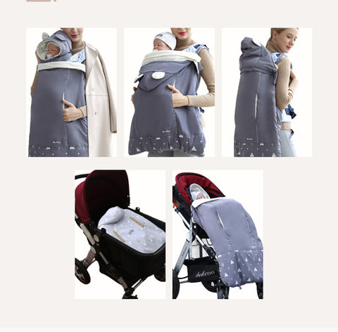 Warm Baby Carrier Cloak Cover Windproof  Quilt Stroller Accessories