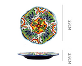 Underglaze Ceramic Tableware Bohemian Household Dishes