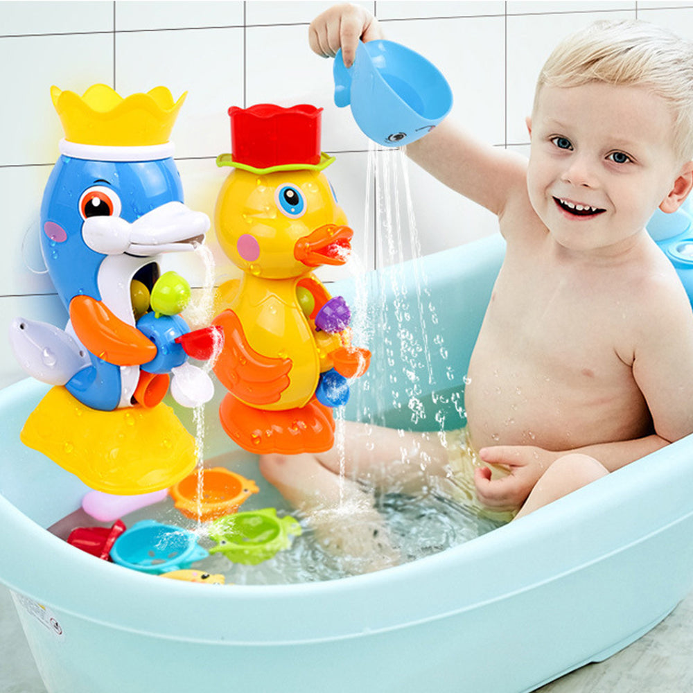 Bath Toys Kids Water Spray Shower Game Cute Cartoon Dinosaur Baby Toy For Kids Swimming Bathroom Baby Toys - Minihomy