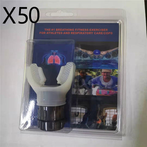 Breathing Trainer Respirator Fitness Equipment Exercise Lung Face Mouthpiece For Household Healthy Care Accessories