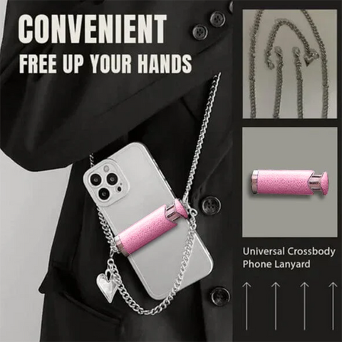 Universal Crossbody Phone Lanyard Chain Back Clip Detachable