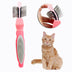 Pet Self Cleaning Hair Brush Cleaning Pets Supplies Cat Double Sided Soft Comb - Minihomy