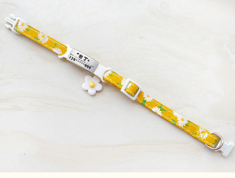 Anti-lost Cat And Dog Pet Listing Necklace Collar