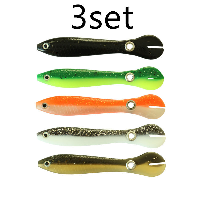 A Mock Lure Can Bounce With Slip Mechanism Artificial Swimming Soft Fishing Bait For Bass Trout Pike Spring Autumn - Minihomy