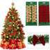 Christmas Tree Ornaments Christmas Decoration Bow - Minihomy