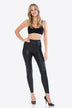 Leggings Depot Full Size PU Leather Wide Waistband Leggings in Black - Minihomy