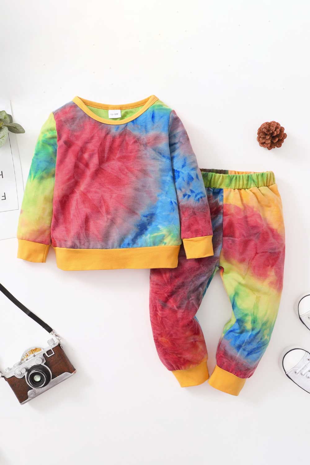 Kids Tie-Dye Top and Joggers Set - Minihomy