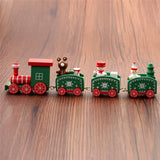 Christmas Ornament Wooden Train