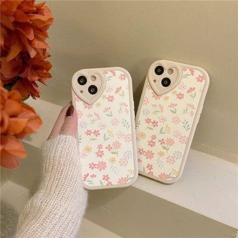 Cute Little Floral Silicone Phone Case