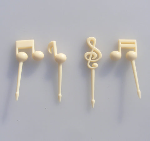 Children's Musical Note Fruit Fork 16 Pieces Set