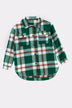 Plaid Dropped Shoulder Pocket Shacket - Minihomy