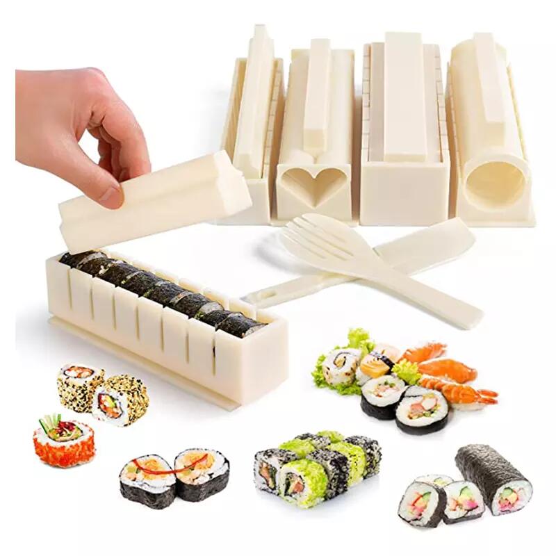 11 Piece Non Stick Professional Sushi Making Kits