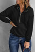 Quilted Half-Zip Sweatshirt with Pocket - Minihomy