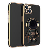 3D Astronaut Phone Case Anti-Drop Electroplating Bracket - Minihomy