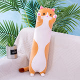 Long Cat Pillow Plush Toy Doll