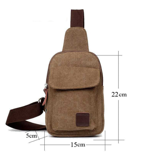 Men's Chest Small Backpack Casual Waist Bag