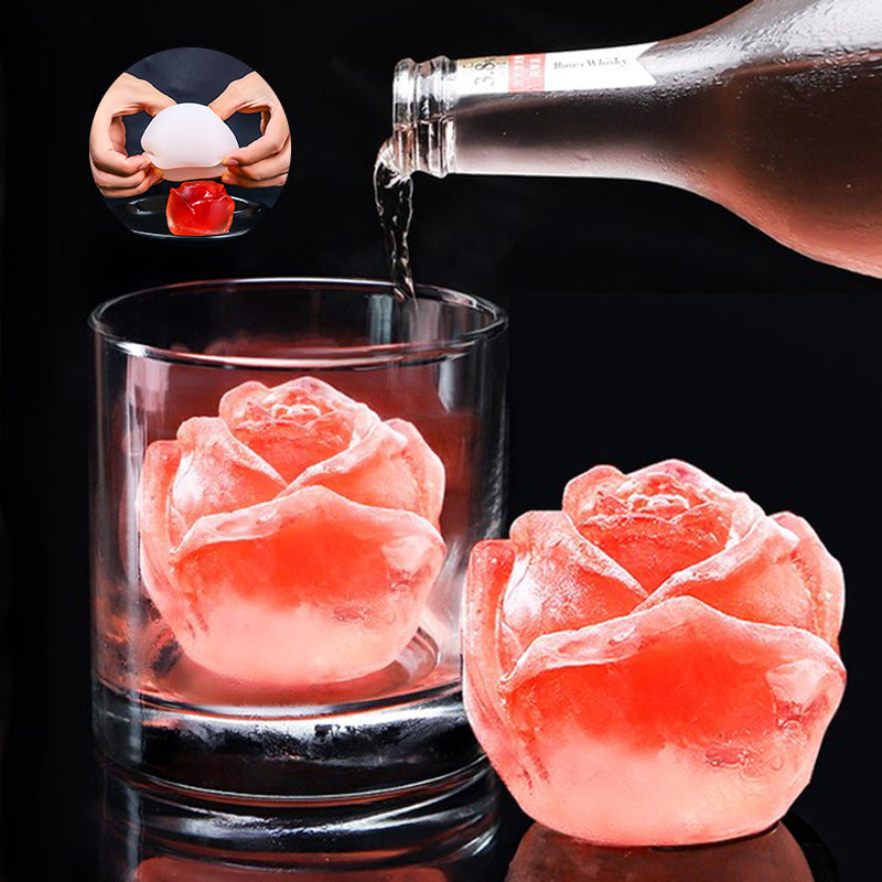 3D Rose Flower Silicone Resin Mold DIY Candle Aromatherapy Soap Ice Cubes Kitchen Chocolate Crafts - Minihomy