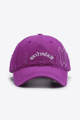 Letter Embroidery Baseball Cap