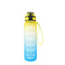 Transparent Flask Water Bottle 1000ml Bottled Bpa Free Infuser Plastic Milk Sports Clear Water Bottle - Minihomy