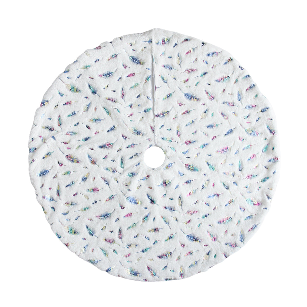 White Plush Christmas Tree Skirt: Add a Touch of Elegance to Your Holiday Décor