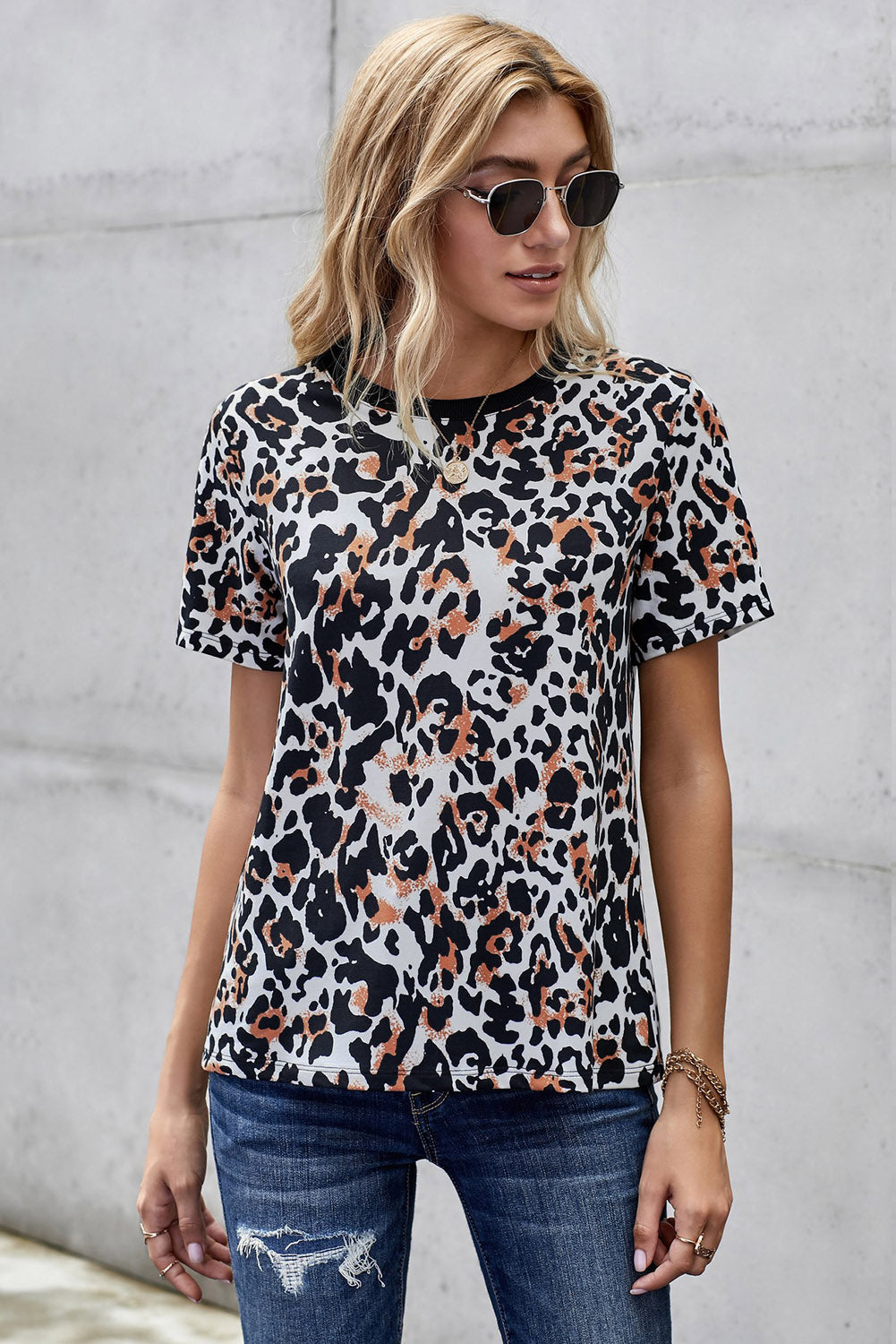 Leopard Print T-Shirt - Minihomy