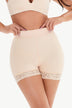 Full Size Pull-On Lace Trim Shaping Shorts - Minihomy