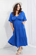 Culture Code Full Size My Muse Flare Sleeve Tiered Maxi Dress - Minihomy