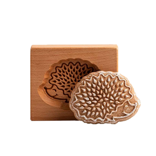 Wooden Gingerbread Cookie Mold Pine Nuts Rose Flower Cookie Mold Wooden Rose Flower Christmas Kitchen Tools