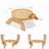 Bamboo Sofa Tray Home Decor Portable Folding - Minihomy