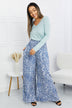 Kori America Full Size Printed Wide-Leg Pants - Minihomy