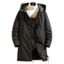 Men's Casual Mid-length Cotton Coat - Minihomy