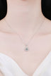 1 Carat Moissanite Teardrop Pendant Chain Necklace - Minihomy