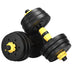 Adjustable Dumbbells Set With Connecting Rod 20KG - Minihomy