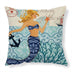 Cushion Covers Sea Turtle Printed Throw Pillow Cases For Home Decor Sofa Chair Seat - Minihomy