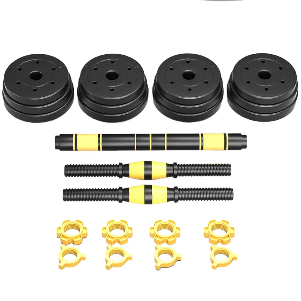 Adjustable Dumbbells Set With Connecting Rod 20KG - Minihomy