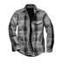 Men Plaid And Cotton Thermal Shirt Jacket - Minihomy