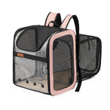 PVC Breathable Large Capacity Cat Carrying Space Capsule Cat Bag Portable Pet Dog Backpack Fold - Minihomy