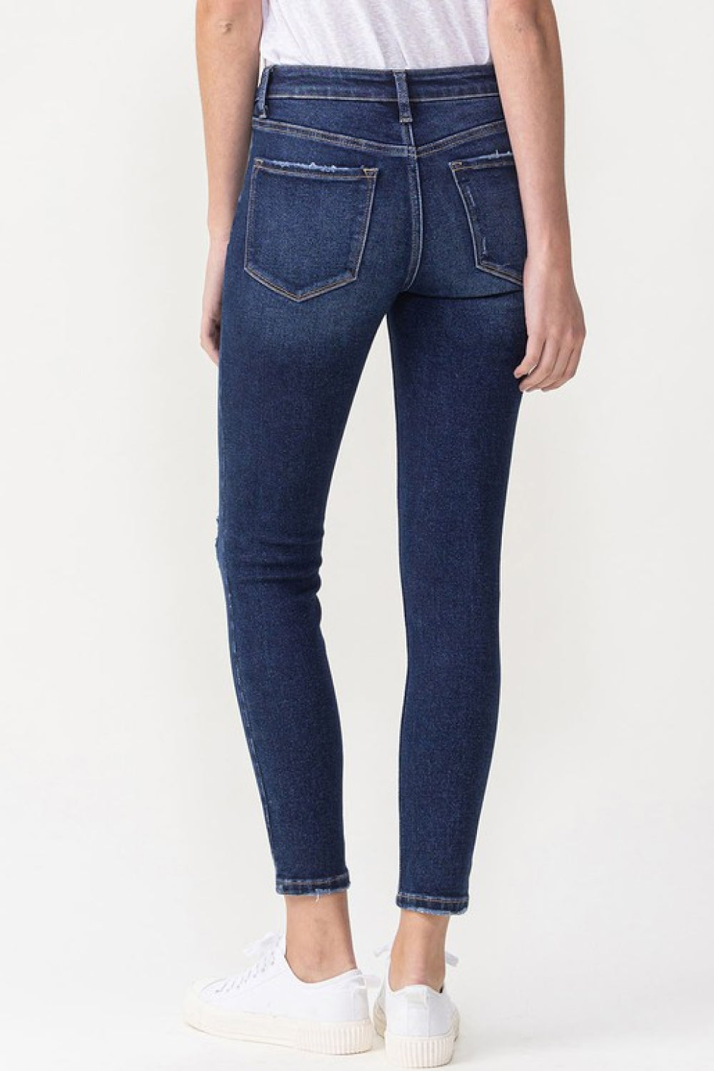 Lovervet Full Size Chelsea Midrise Crop Skinny Jeans - Minihomy