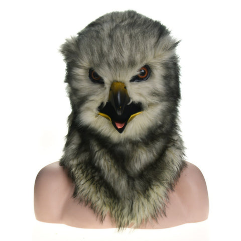 Stuffed Animal Gray Wolf Headgear Halloween Props