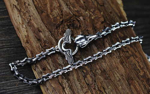 Silver Thai  Men's Necklace Handmade S925 Silver Jewelry Cross Pendant