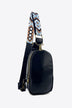 Adjustable Strap PU Leather Sling Bag - Minihomy