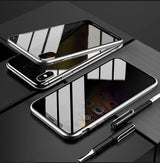 Phone Case Anti-peep Magnetic Protective Shell Magnetic Privacy Glass Case For Phone