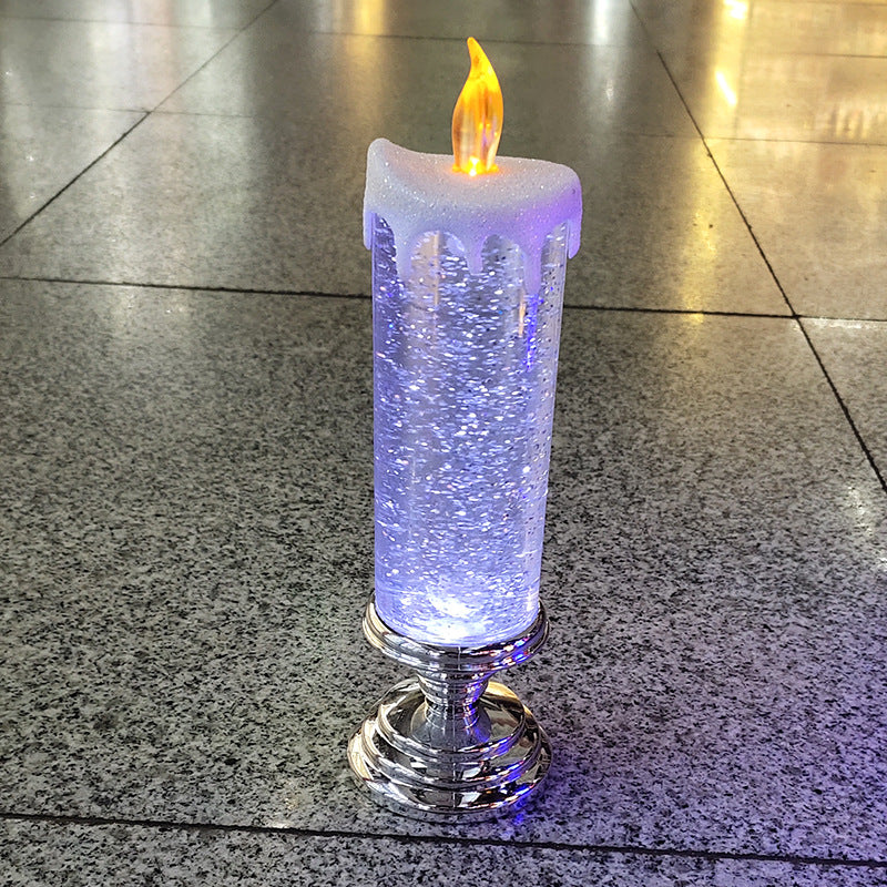Decorative Handicraft Night Light Colorful Dream Crystal Candle